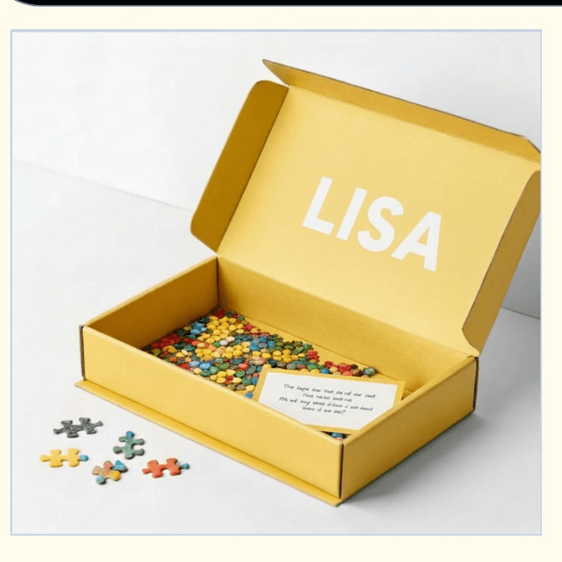 Puzzelen Buzzer, puzzel met ontbrekend stukje als gespreksopener voor sales